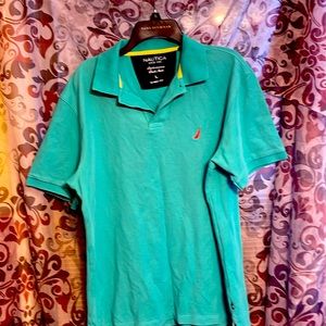 Men’s Nautica Teal Green Polo Shirt